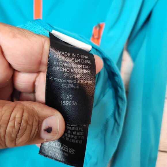 Women's MARMOT FUSION JACKET Lightweight Running Pockets Teal Blue XS/TP - Picture 9 of 16